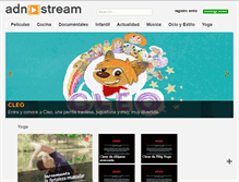 Tablet Screenshot of bio.adnstream.com
